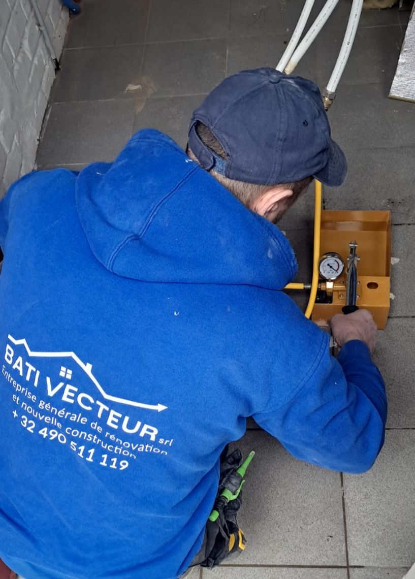 BATI VECTEUR raccorde plomberie chauffage nouvelle installation